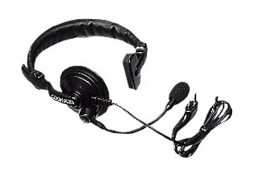 Kenwood KHS-7, Single Muff Headset with Boom Mic